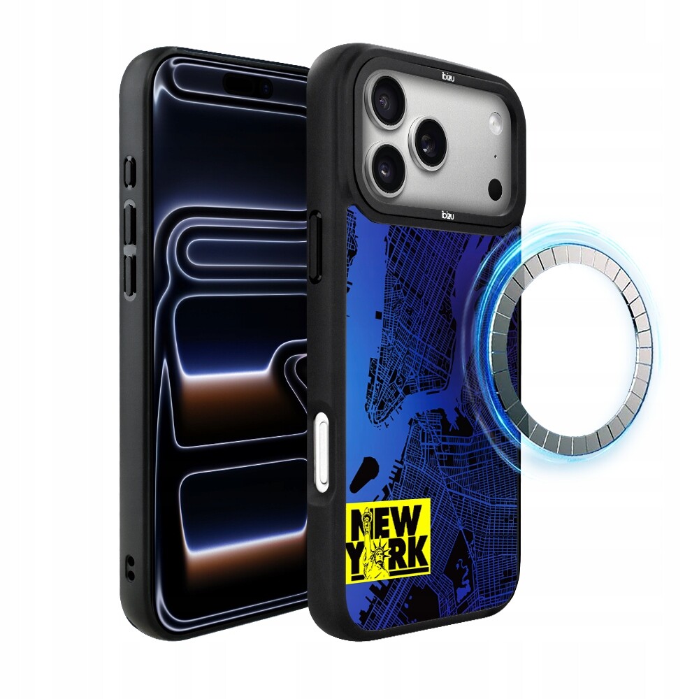 Matný Pouzdro Ibizu DropGuard s MagSafe pro iPhone 17 Pro Max, New York