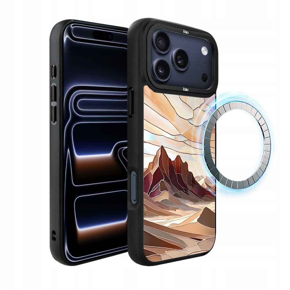 Pouzdro pro iPhone 17 Pro Ibizu DropGuard Matt s MagSafe, Pouštní klid