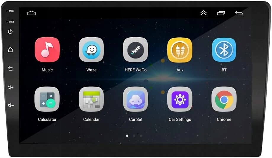Autorádio Podofo 9 Palců Android Radiopřehrávač Gps Navigace Bt