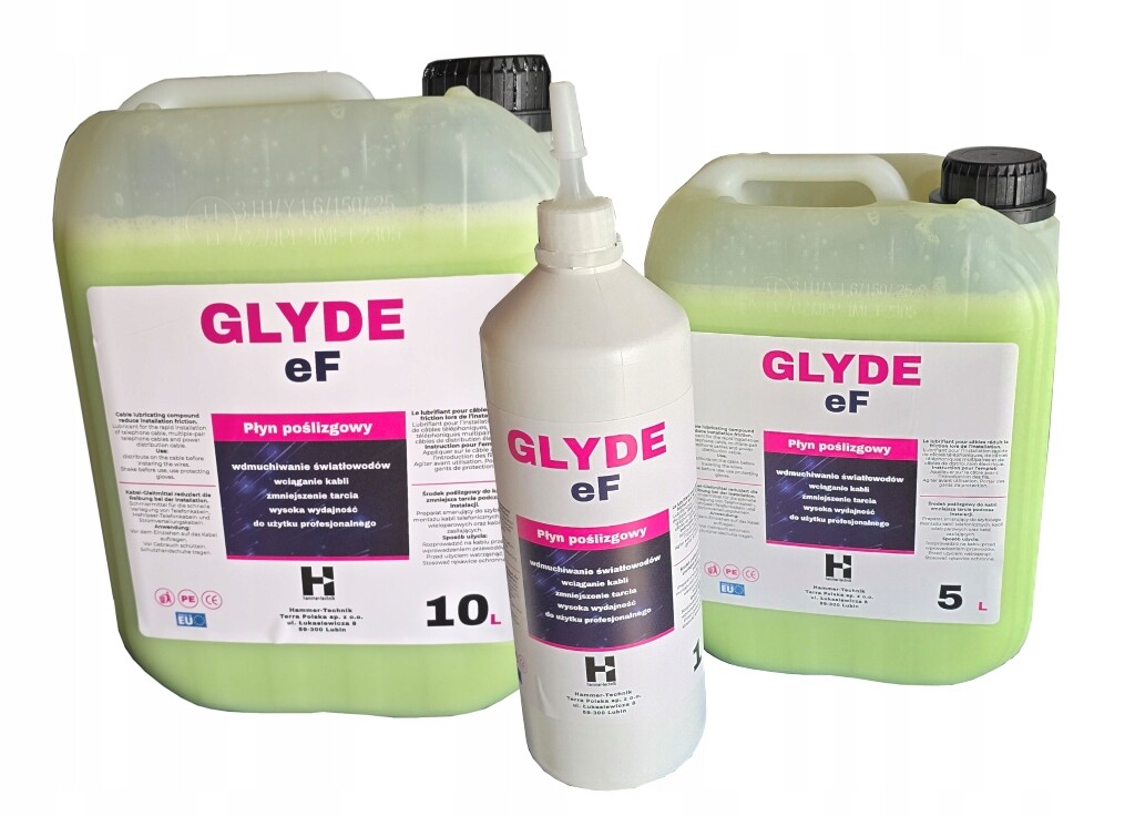 Skluzová kapalina pro foukání kabelů Gliss F 10 kg, náhrada Glyde eF