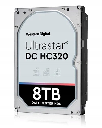 Wd Ultrastar DC HC320 8TB 3.5 Hdd Sata 512E Se 7200RPM Air 0B36404
