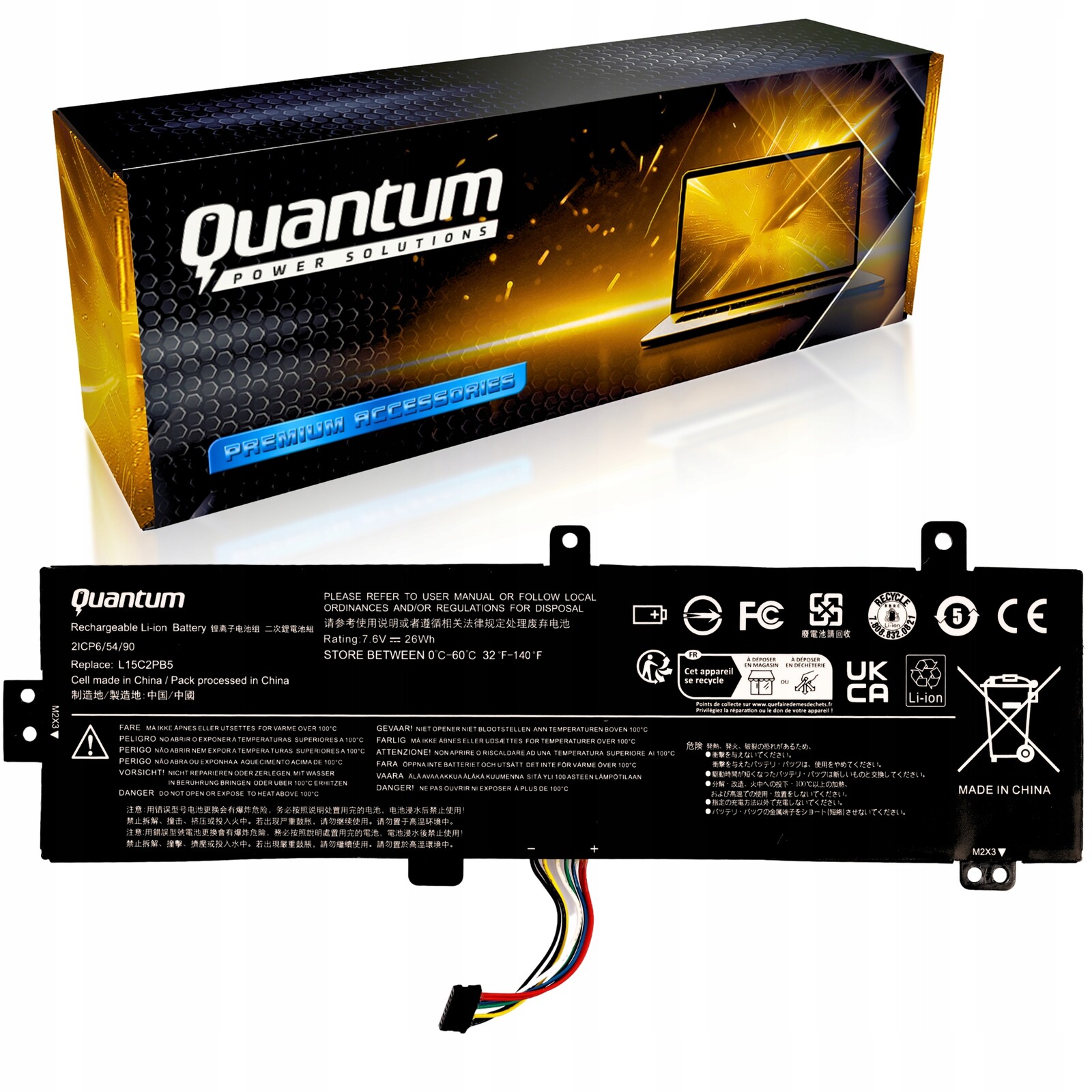 Baterie L15C2PB5 L15M2PB5 L15L2PB4 L15M2PB3 L15S2TB0 2ICP6/54/90 pro Lenovo