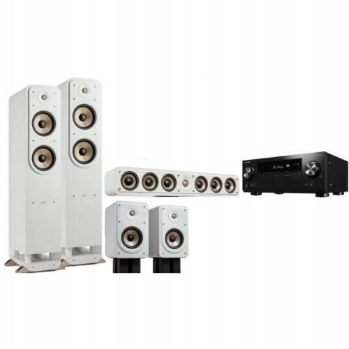 Pioneer VSX-935 Polk Audio ES55 ES35C ES15 bílá