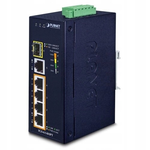 Planet IGS-614HPT switch nespravovatelný Gigabit Ethernet (10/100/1000)