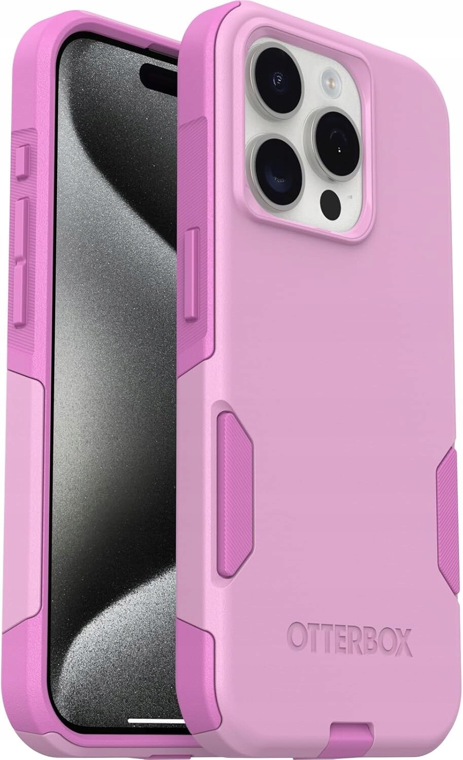 OtterBox Commuter Drop+ pouzdro pro iPhone 15 Pro Pancéřové růžové