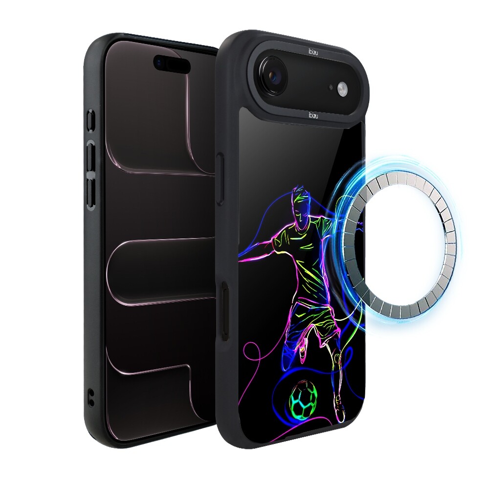 Matný Pouzdro Ibizu DropGuard pro iPhone Air s MagSafe, síla fotbalu