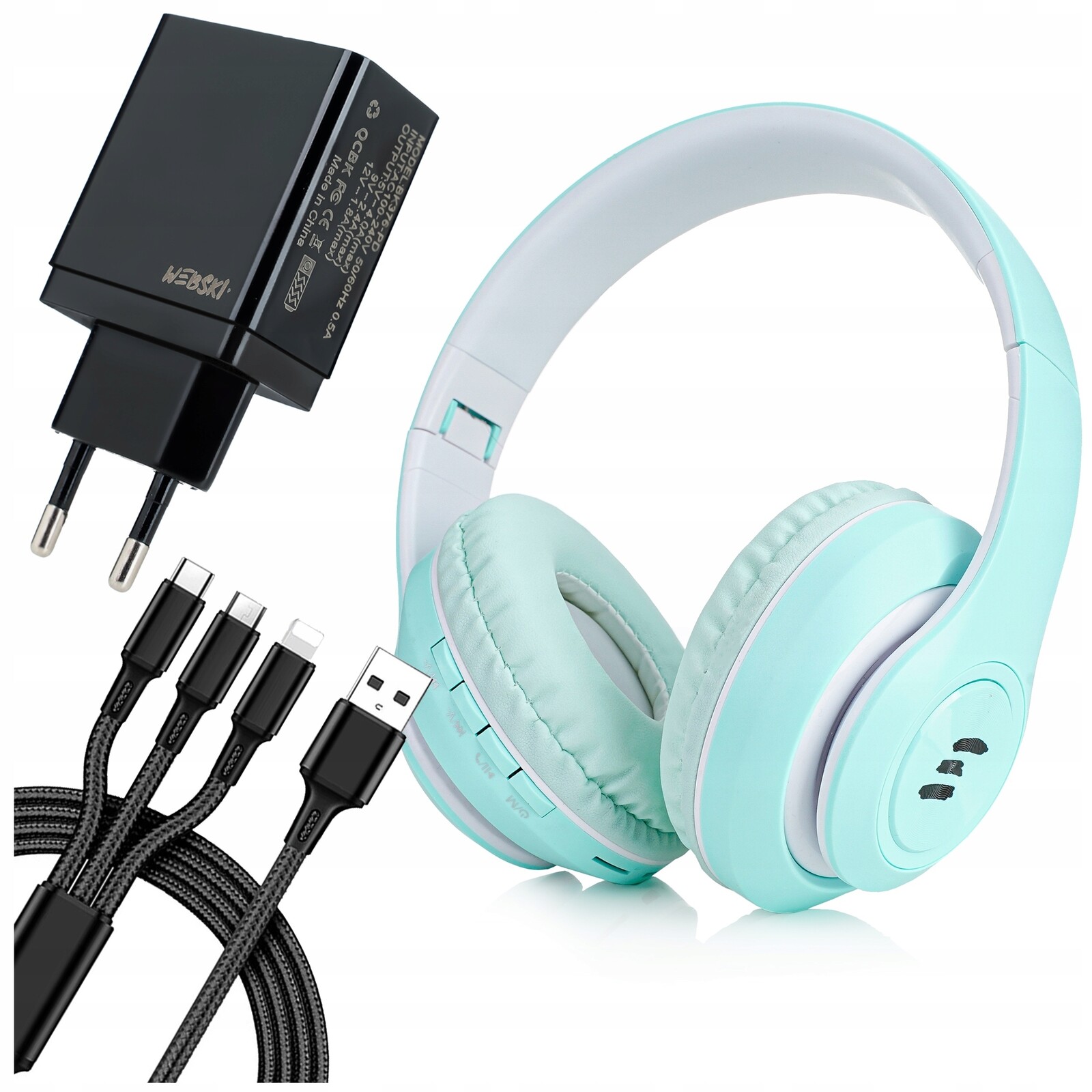 Bezdrátová Sluchátka Do Uší Bluetooth Audio MP3 Síťová Nabíječka