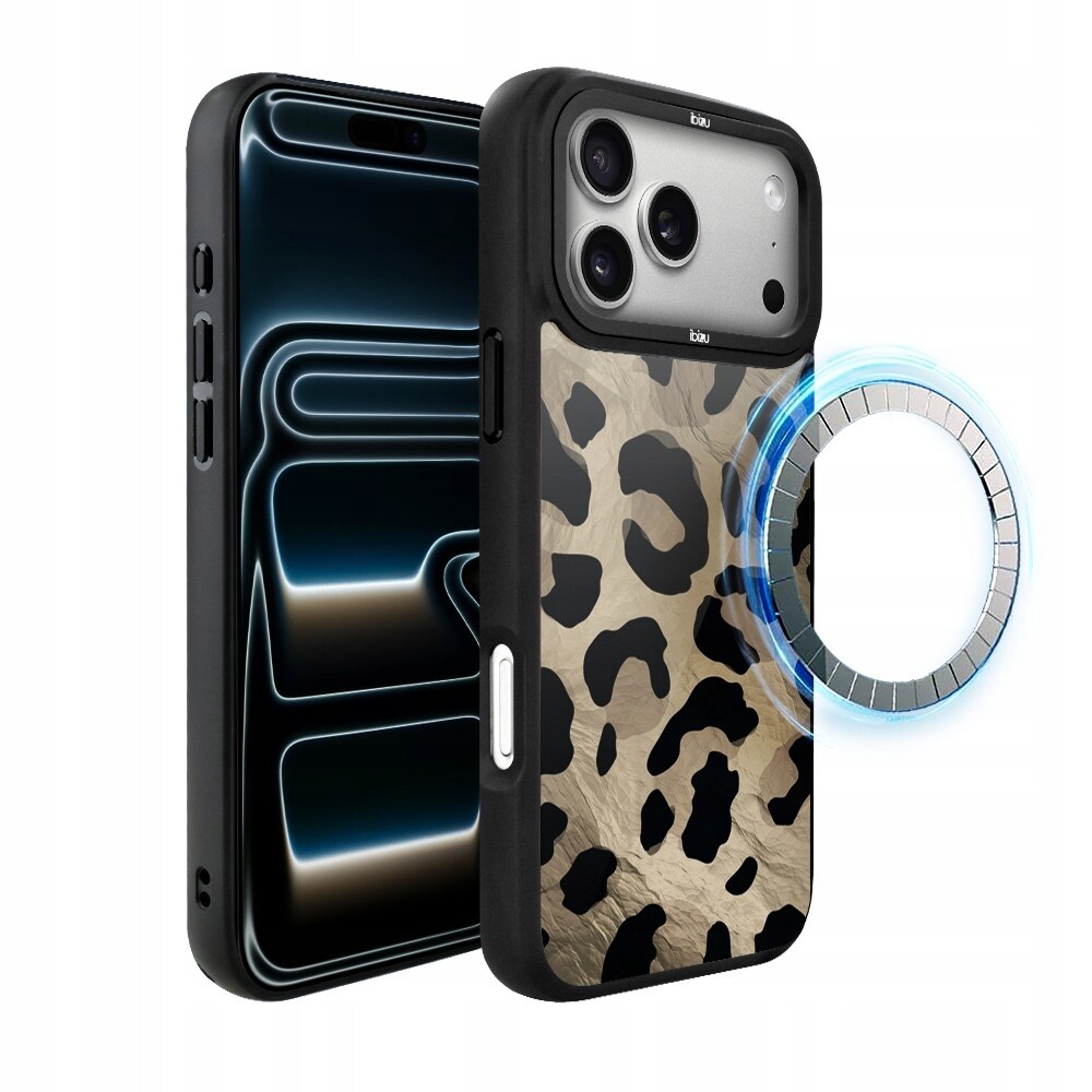 Pouzdro Ibizu DropGuard Matné s MagSafe pro iPhone 17 Pro Max, barva Wild Leopard