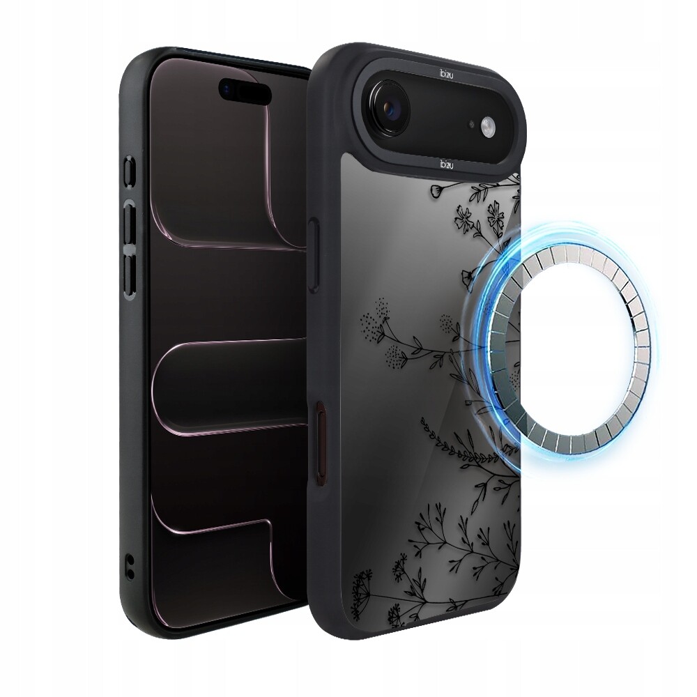 Pouzdro pro iPhone Air Ibizu DropGuard Matt s MagSafe, dotek květin