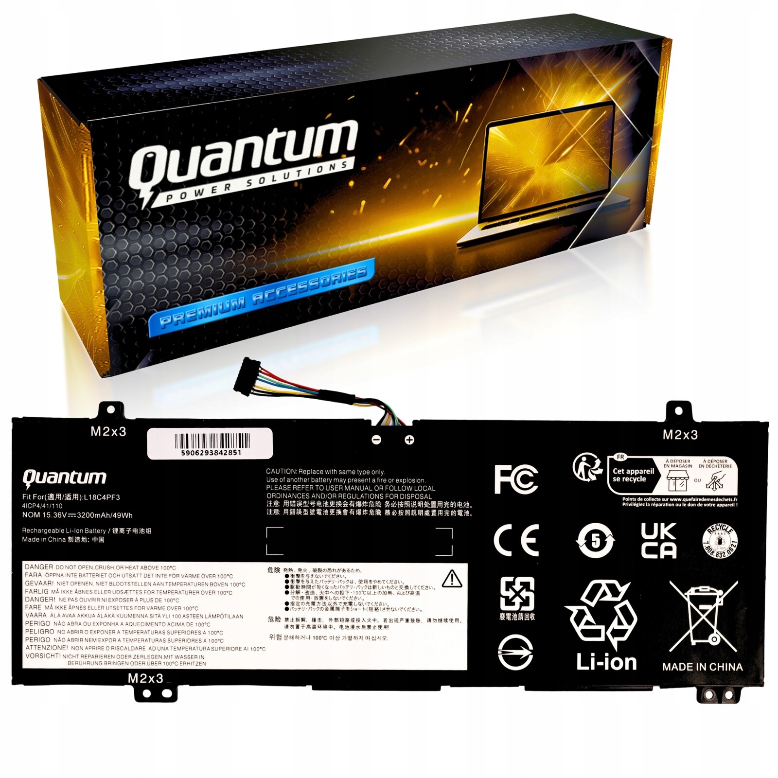 Baterie L18C4PF4 L18M4PF4 L18C4PF3 L18M4PF3 pro Lenovo IdeaPad S540 C340