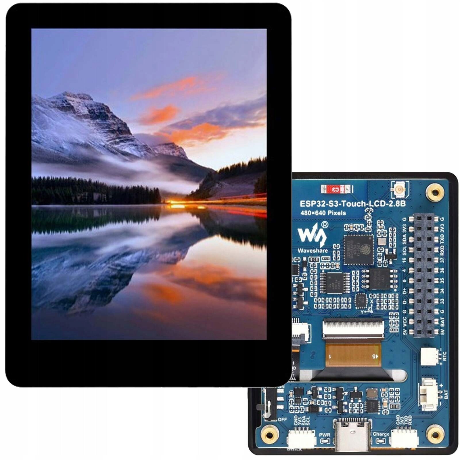 ESP32-S3 Waveshare dotyk 2.8