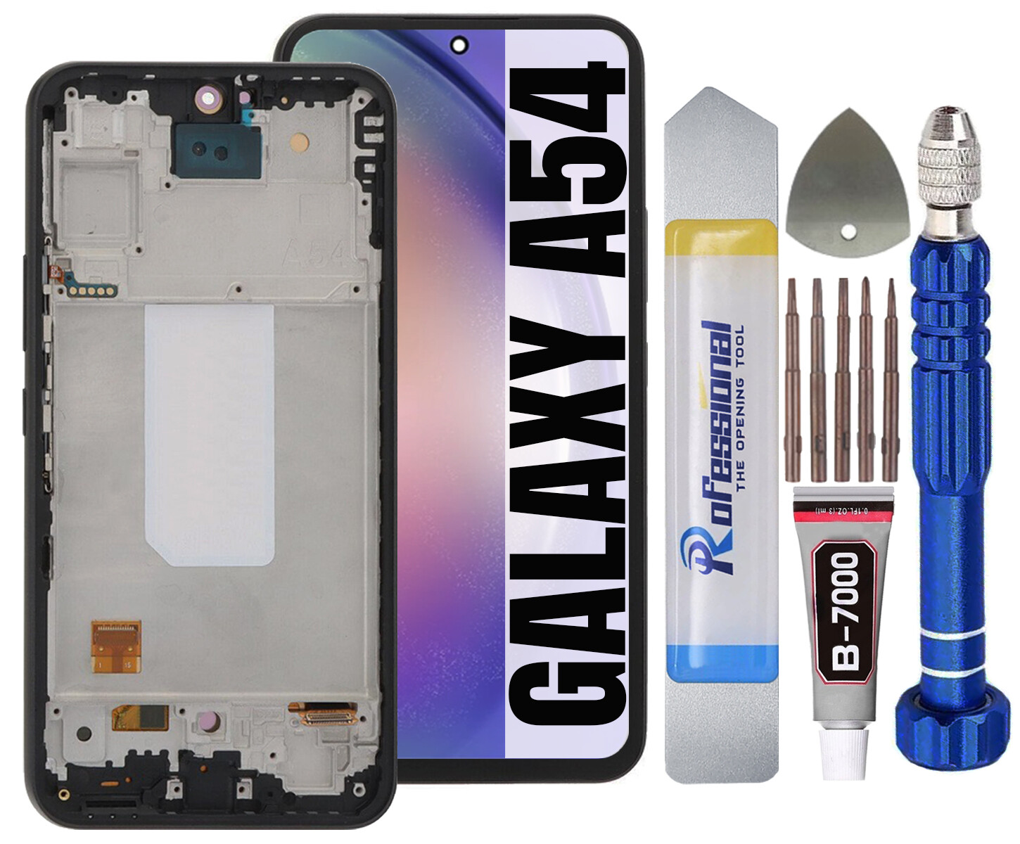 Displej Pro Samsung Galaxy A54 5G A546 Plná Velikost Oled Displej +rámeček