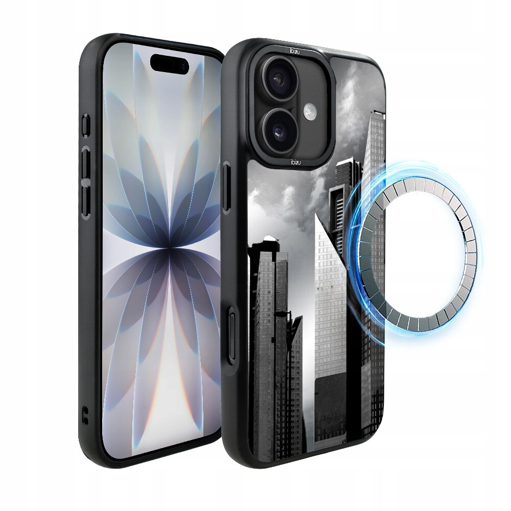 Matný Pouzdro Ibizu DropGuard pro iPhone 17 s MagSafe, Noir City, Manhattan