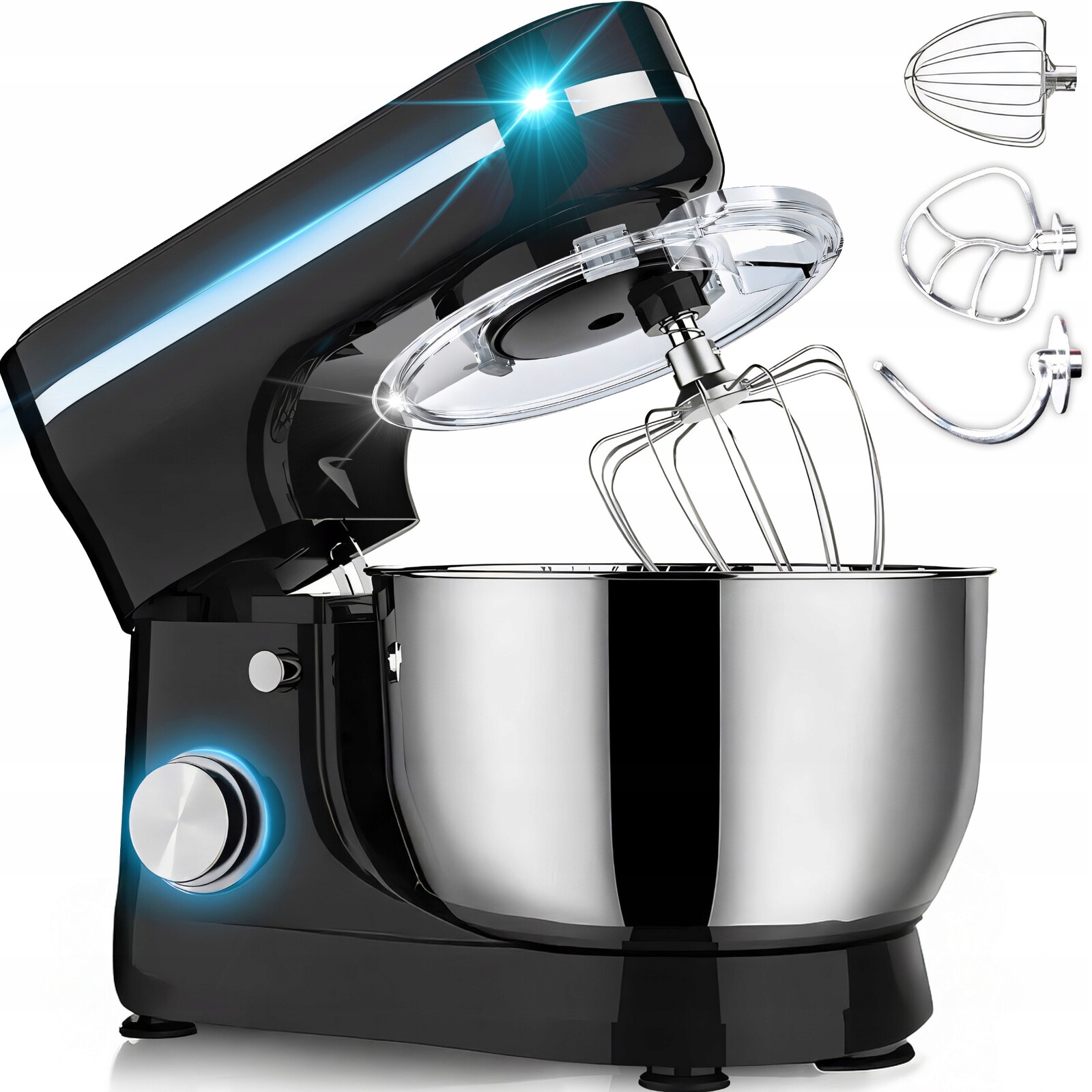 Planetární Kuchyňský Robot S Mísou 3v1 Multifunkční Mixér Výkon 3200W 6L