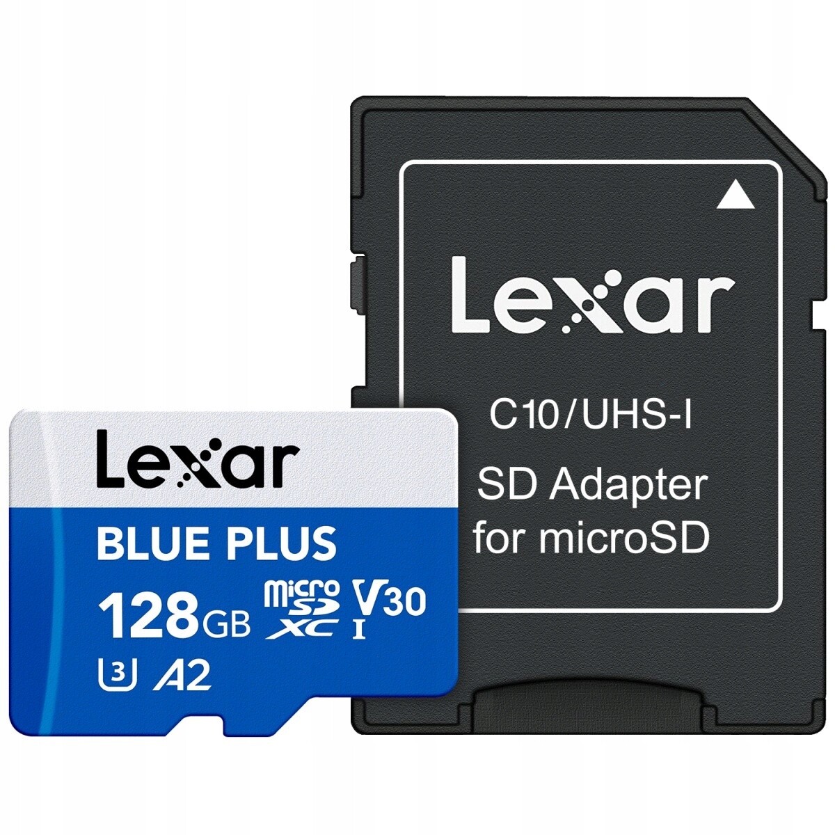 Lexar Paměťová karta microSD 128GB C10 A2 U3 V30 170MB/s Blue Plus