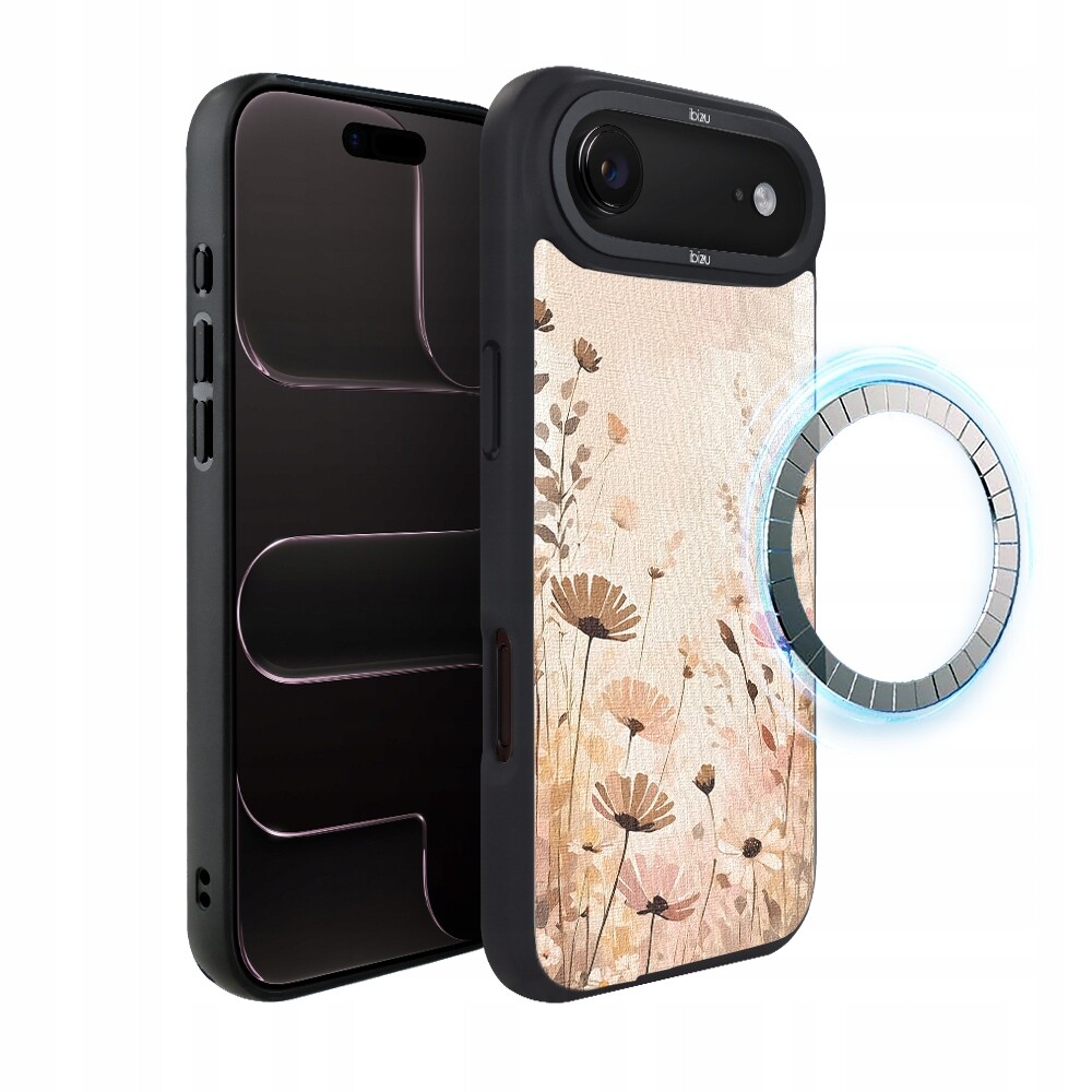 Ibizu DropGuard Matt iPhone Air Pouzdro s MagSafe, Boho, Vintage květinami