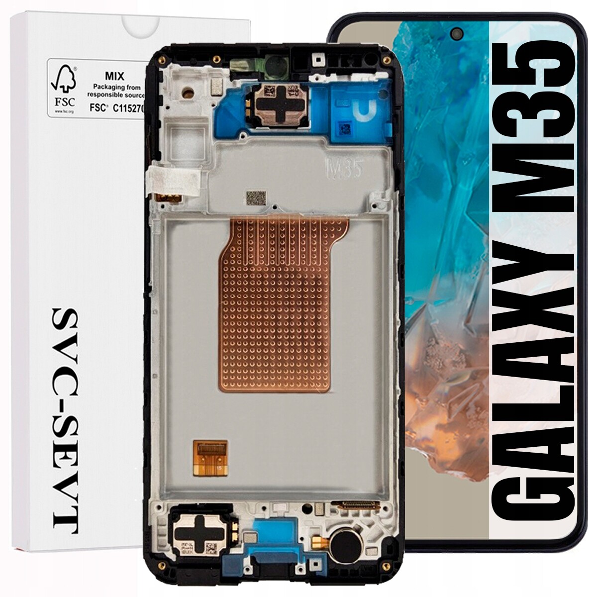 Displej Pro Samsung Galaxy M35 5G M356 Originál Oem LCD Displej +rámeček