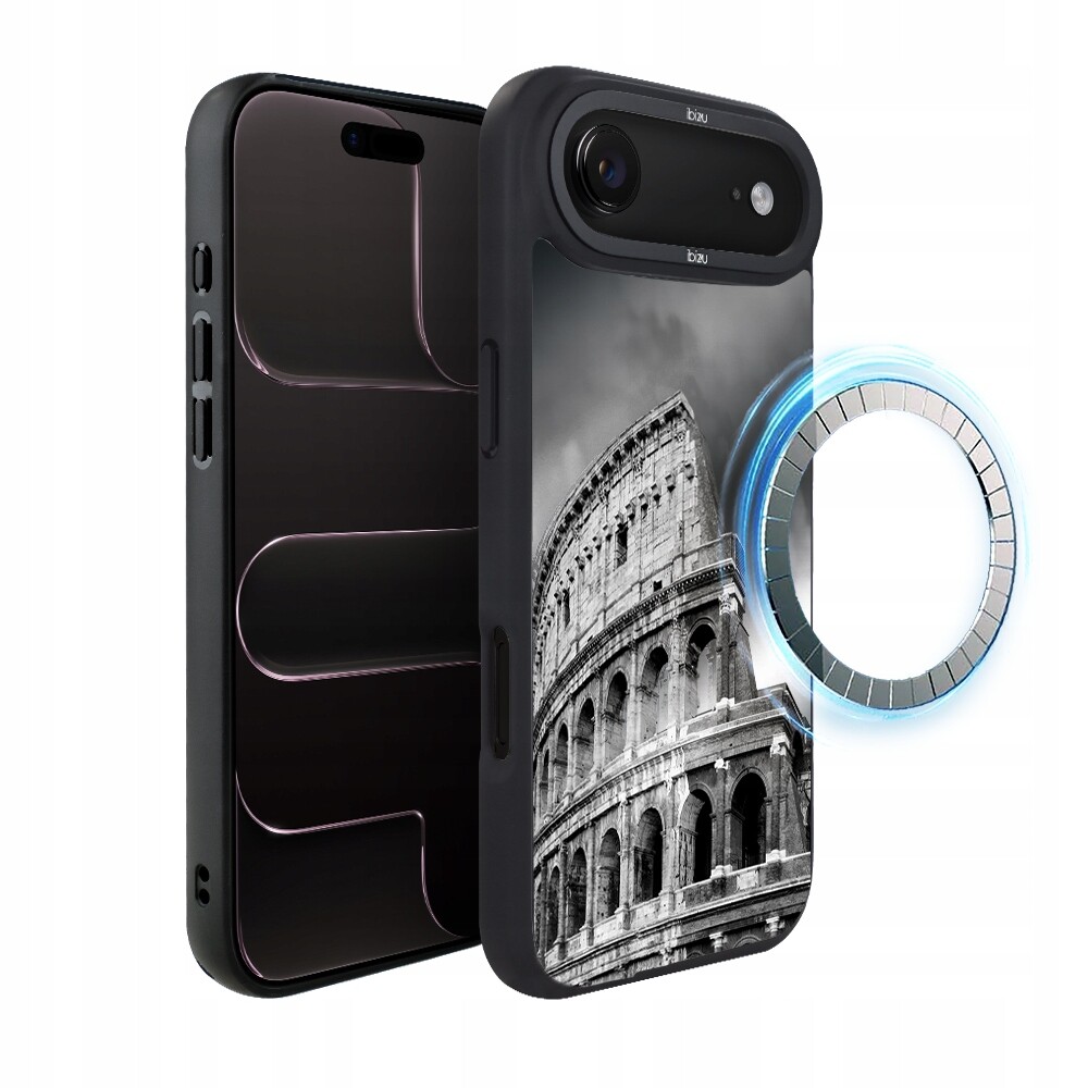 Matný Pouzdro Ibizu DropGuard pro iPhone Air s MagSafe, Noir City, Colosseum