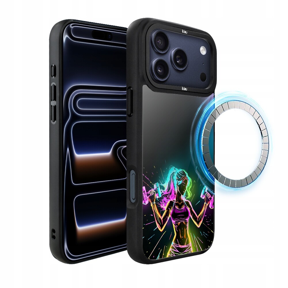 Pouzdro Ibizu DropGuard Matné s MagSafe, Fitness Vibrations a odolností proti vibracím pro iPhone 17 Pro