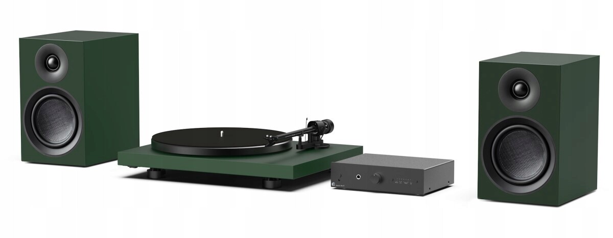Hi-Fi audio sada typu All-in-one Gramofon Satin Green Pro-Ject Colorful E
