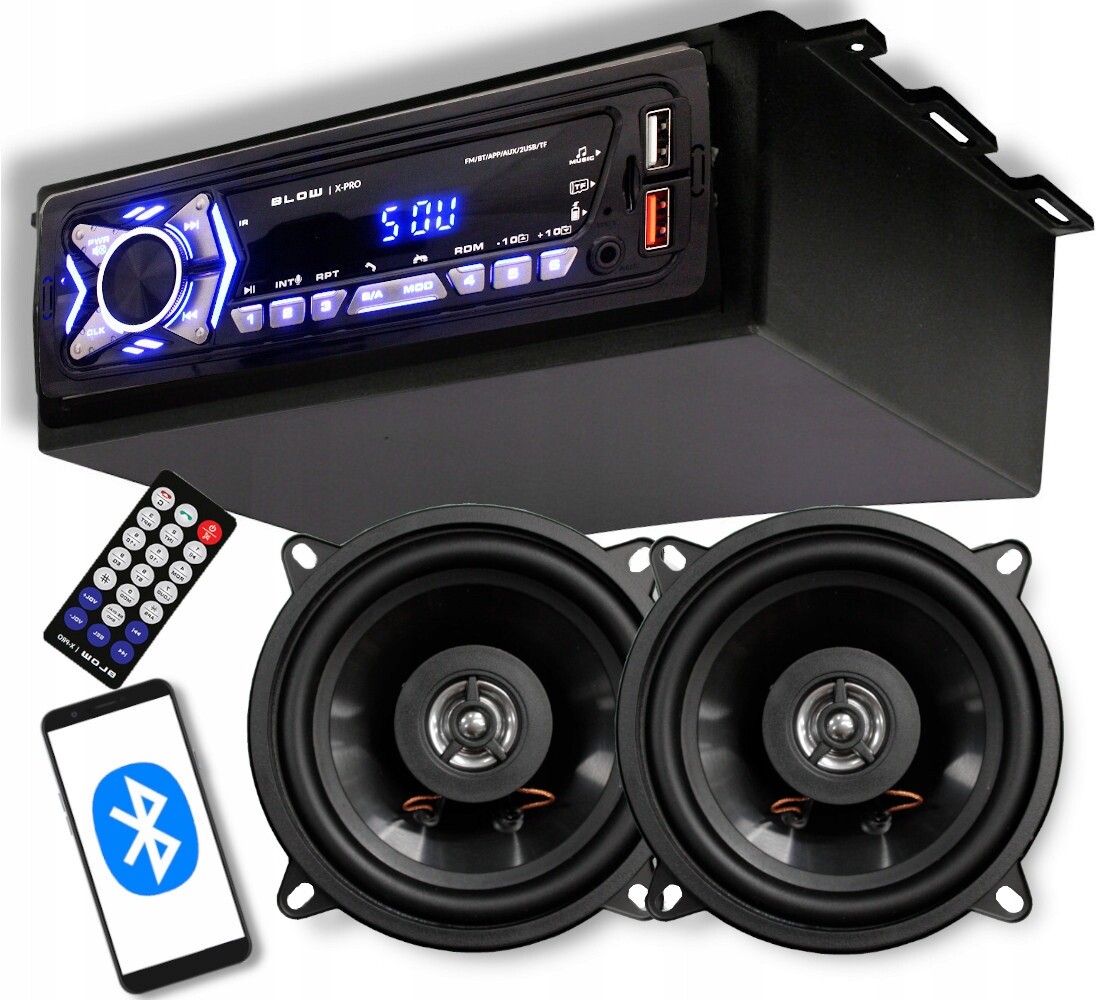 autorádio Bt Usb Aux reproduktory 13