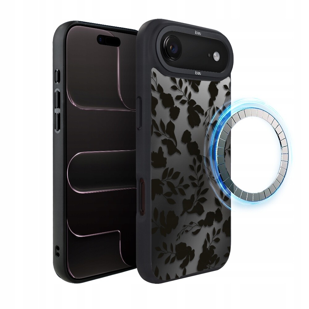 Pouzdro pro iPhone Air Ibizu DropGuard Matt s MagSafe, Midnight, Leaf Shadows