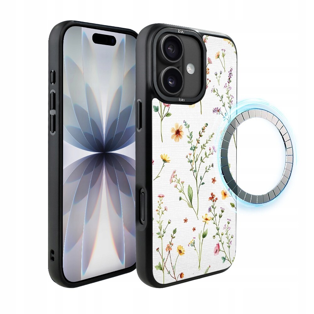 Pouzdro pro iPhone 17 Ibizu DropGuard Matt s MagSafe, Letní kytice