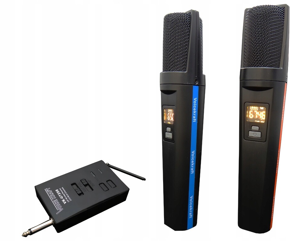 Bezdrátový Mikrofon Uhf Akumulátor Nabíjení