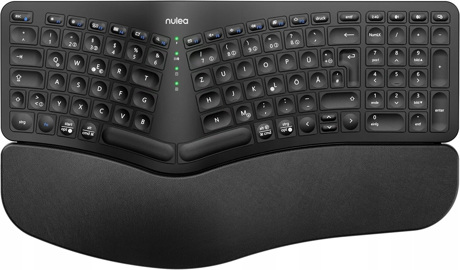 Ergonomická Bezdrátová Klávesnice Nulea RT05 Usb-c Bt 2,4GHZ