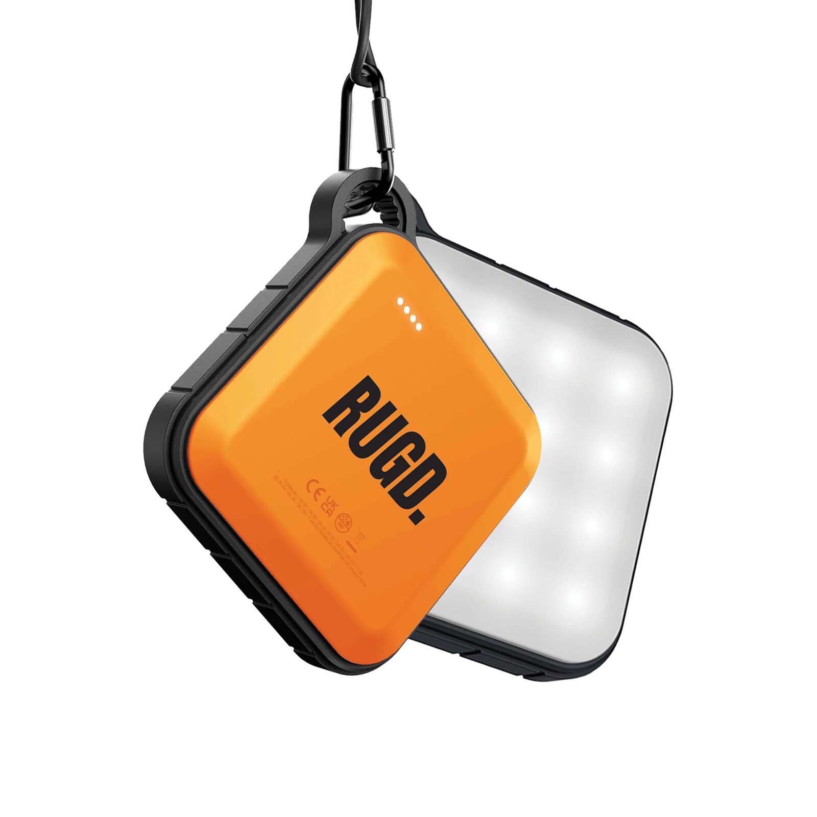 Powerbanka Rugd Power Brick 18W Svítilna 1300lm Sos IP67 s karabinou