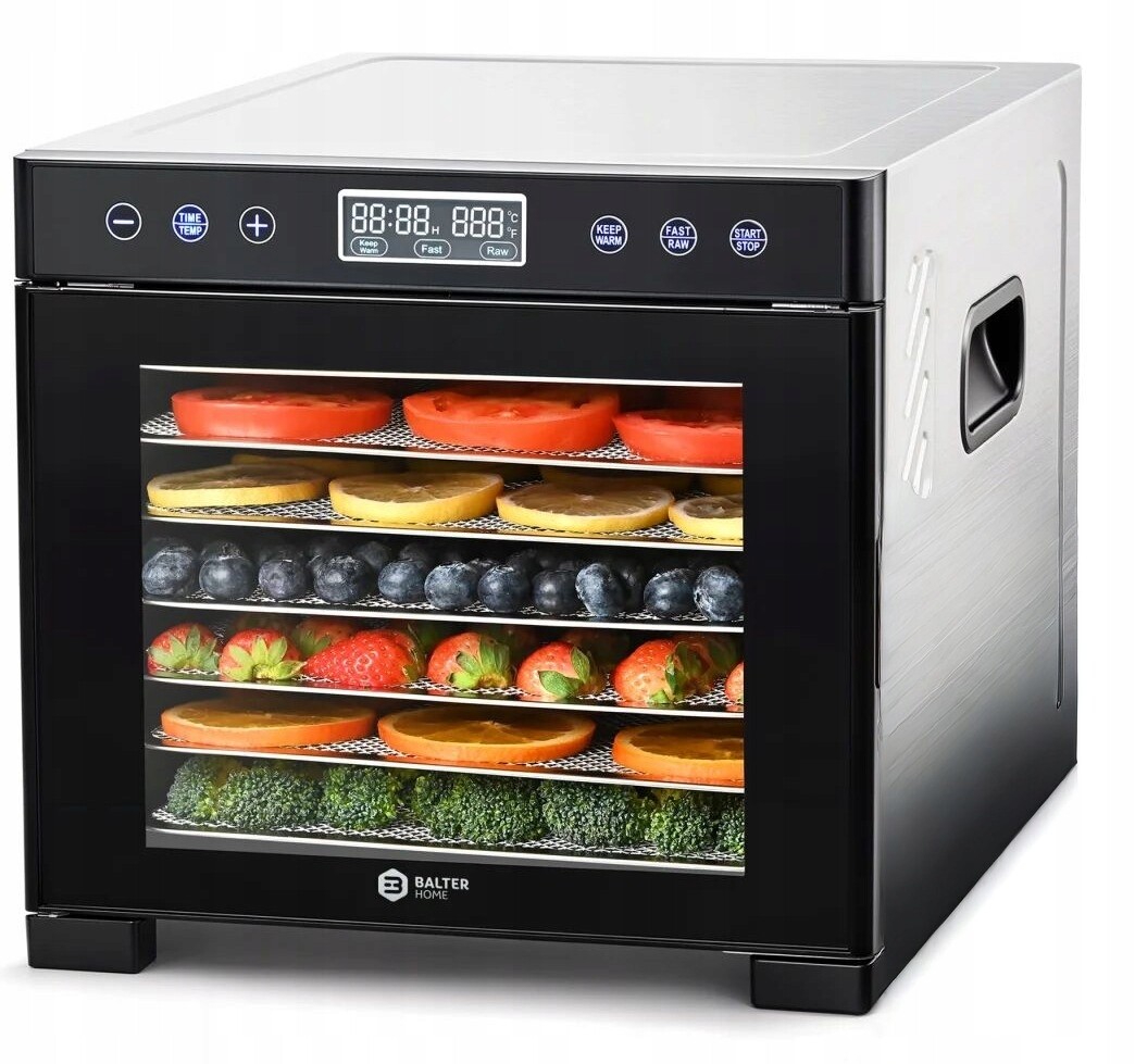 Výkonná sušička na potraviny z ovocných hub Premium Balter DA-108