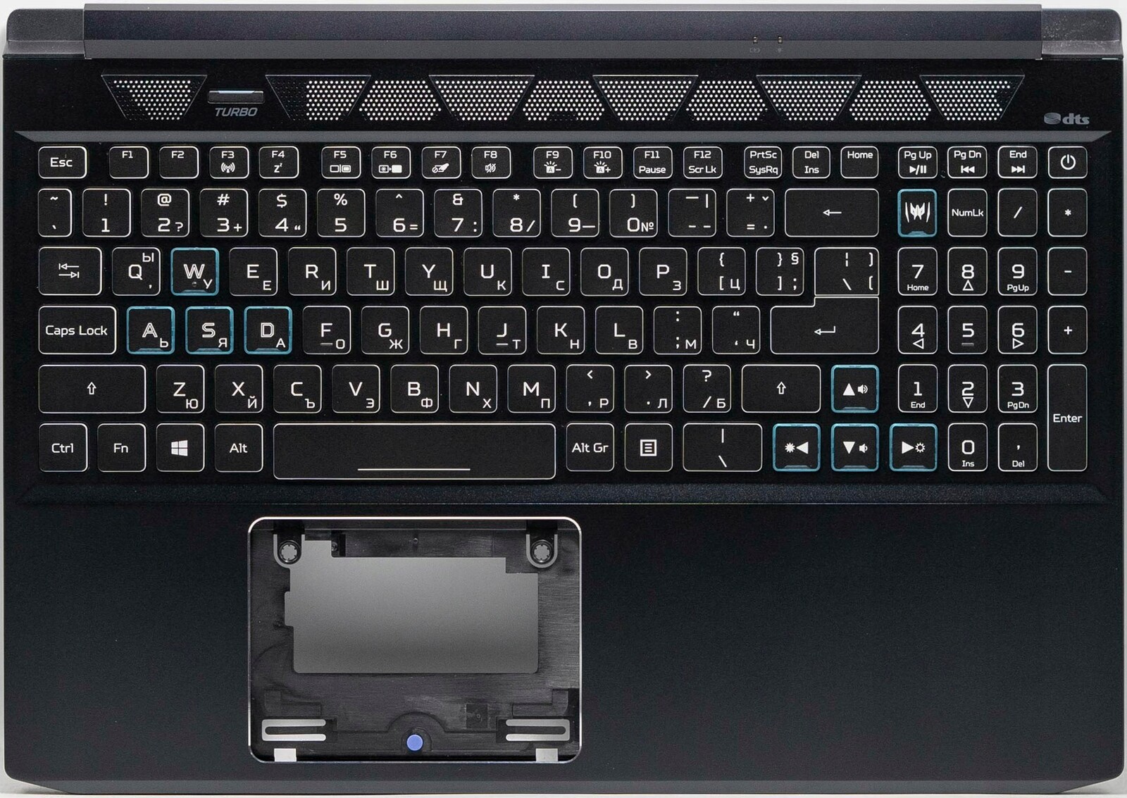 Palmrest horní kryt klávesnice Predator Triton PT315-52 6B.Q7BN2.046