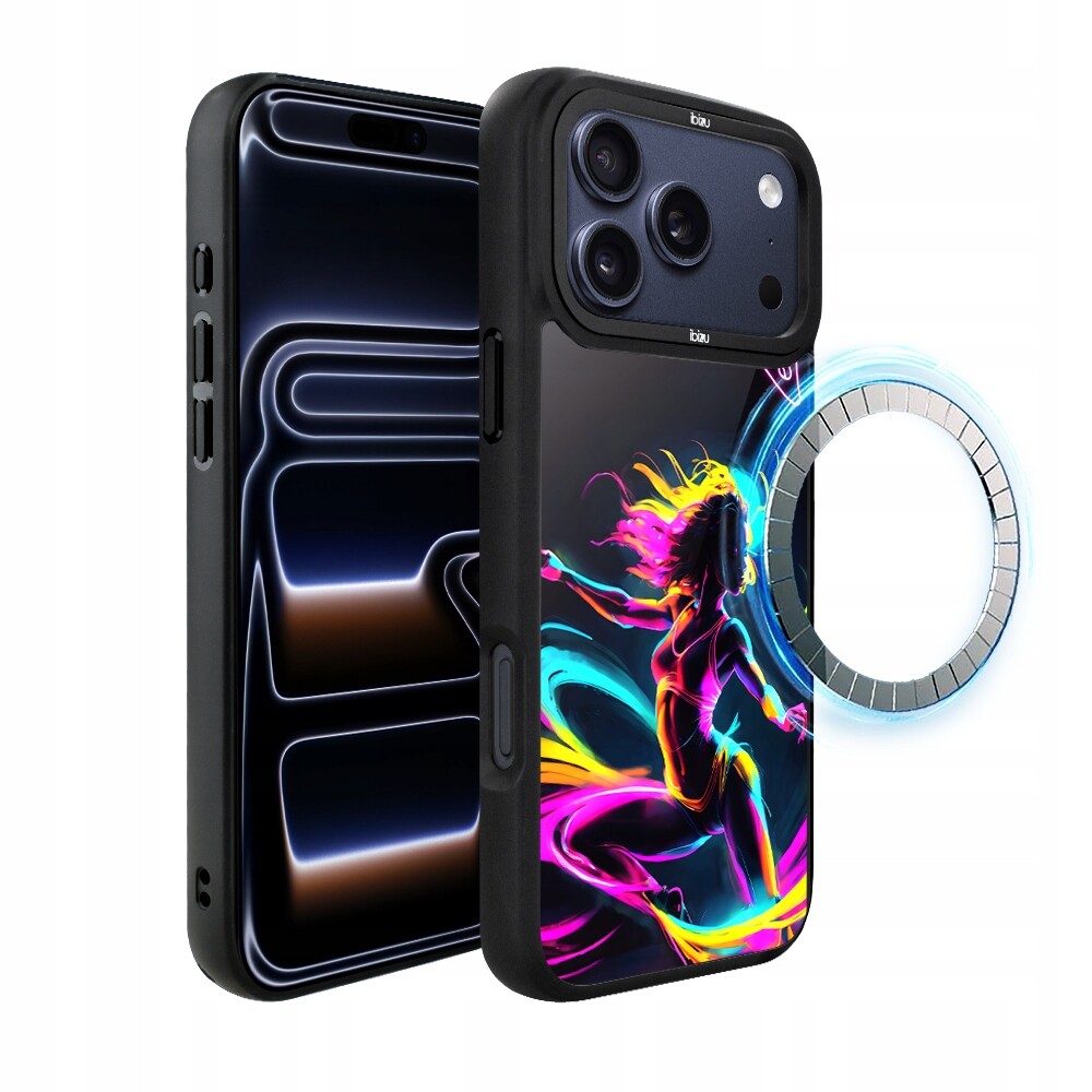 Pouzdro pro iPhone 17 Pro Max Ibizu DropGuard Matt s MagSafe, taneční rytmus