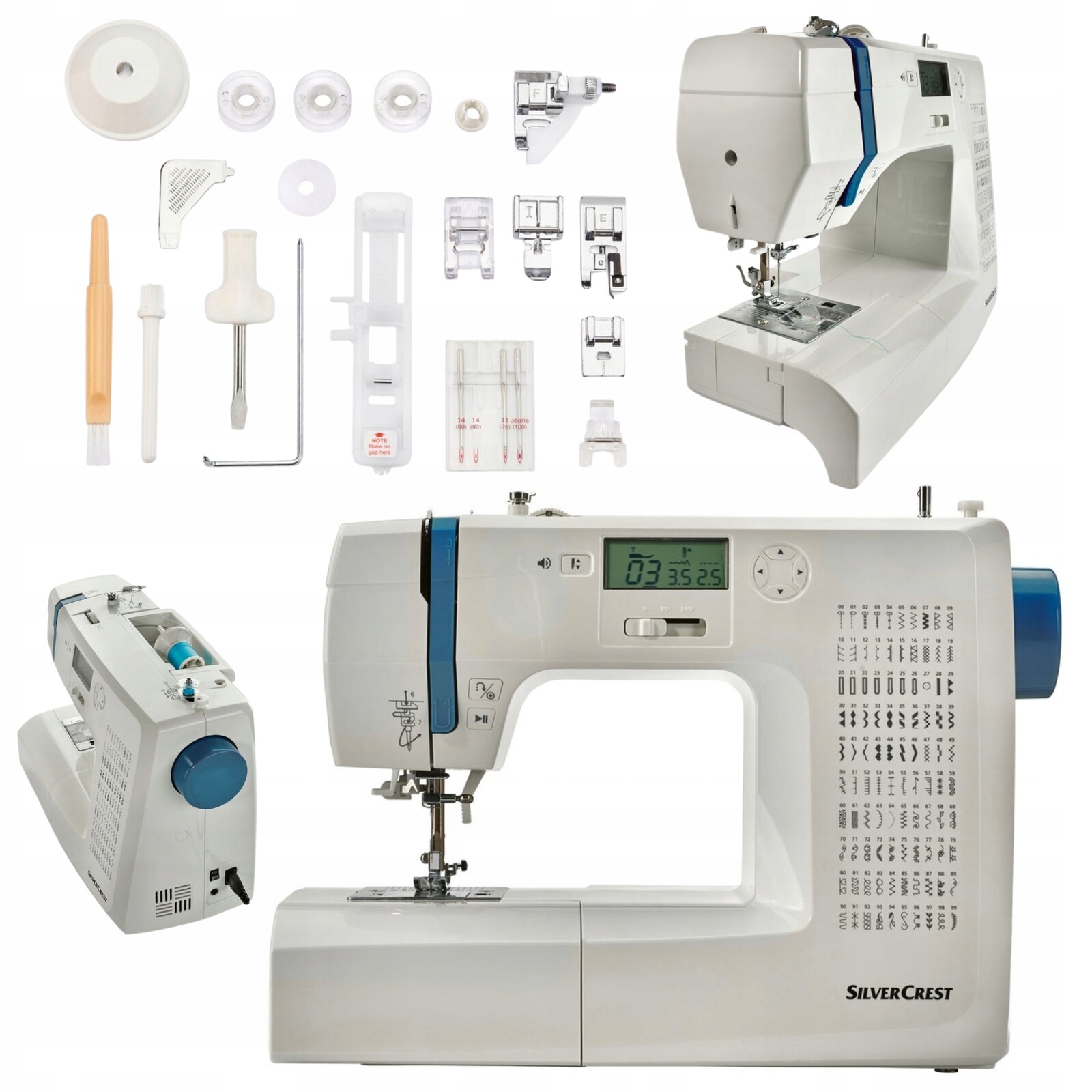 Digitální Počítačový Šicí Stroj Silvercrest Scnm 1000 A1