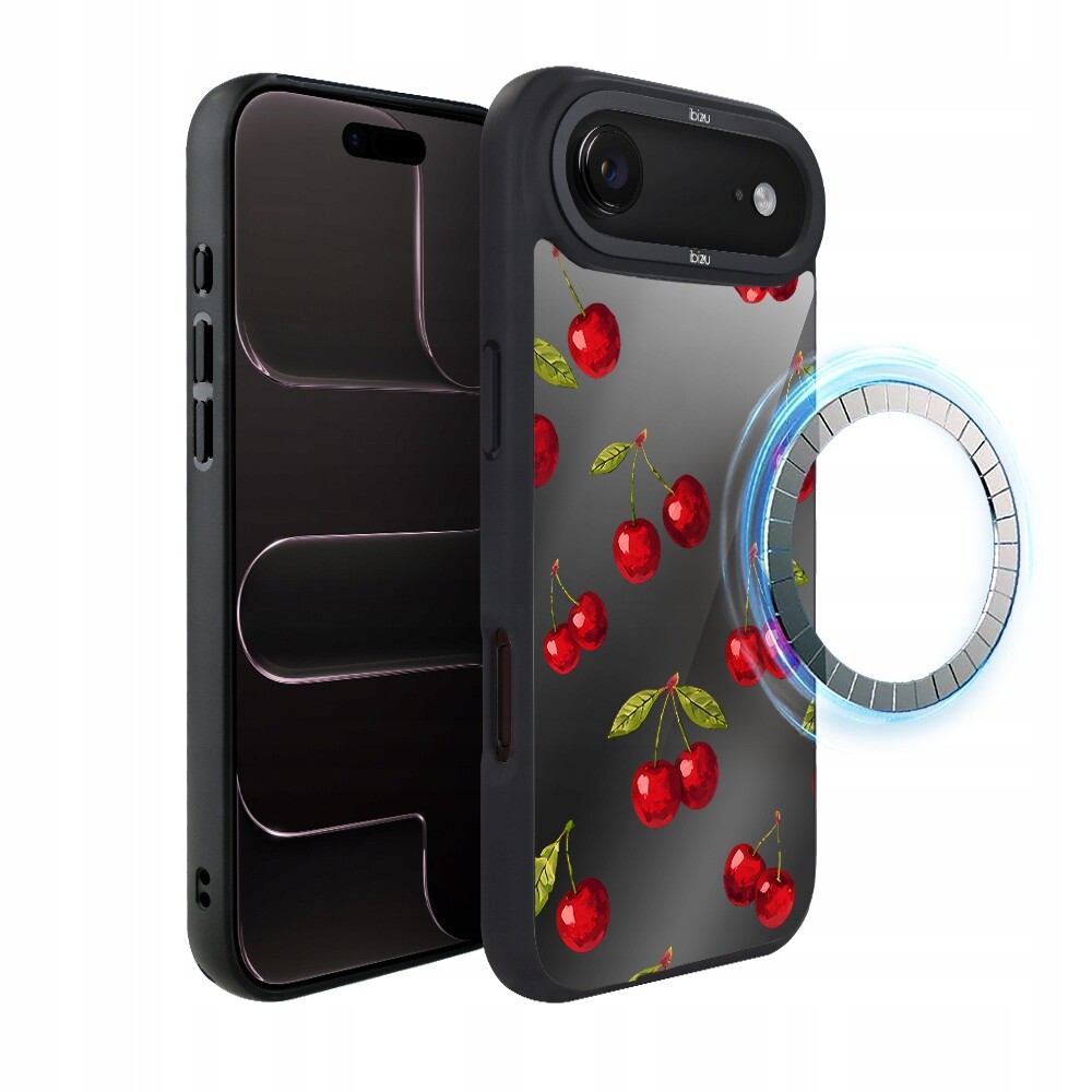 Pouzdro pro iPhone Air Ibizu DropGuard Matt s MagSafe, Midnight, Višňová noc