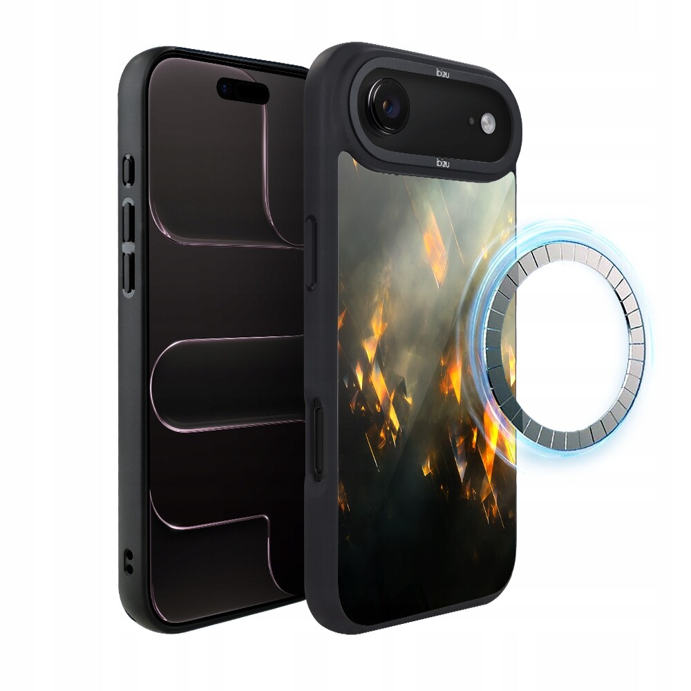 Matný Pouzdro Ibizu DropGuard pro iPhone Air s MagSafe, zlaté jiskry