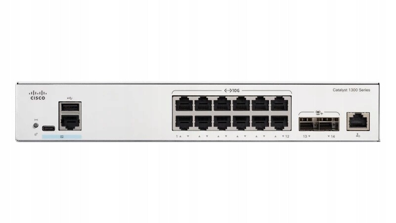 Cisco Catalyst C1300-12XT-2X síťové připojení Spravovaný L2/L3 Šedý