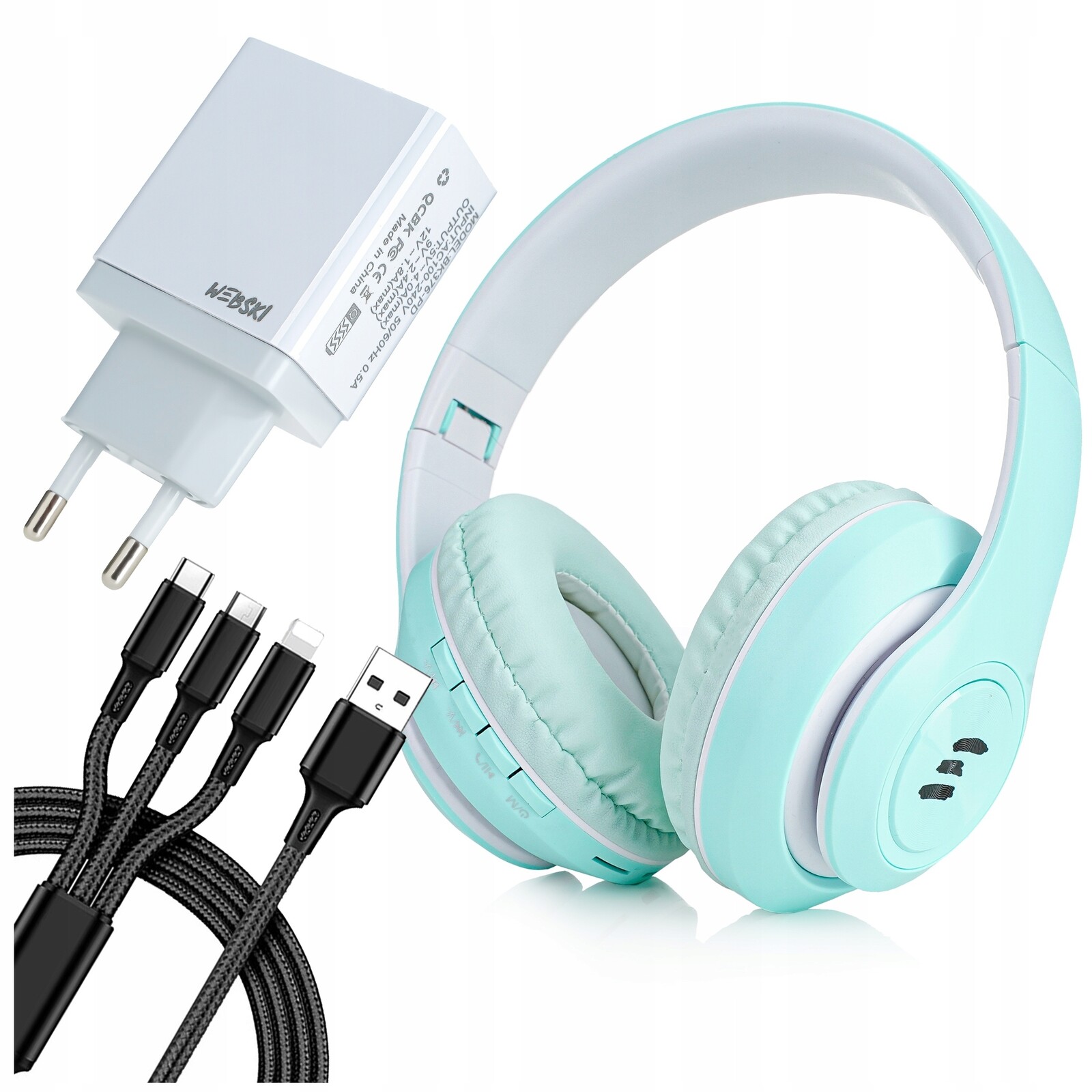 Bezdrátová Bluetooth Sluchátka Do Uší Síťová Nabíječka Pro Telefon