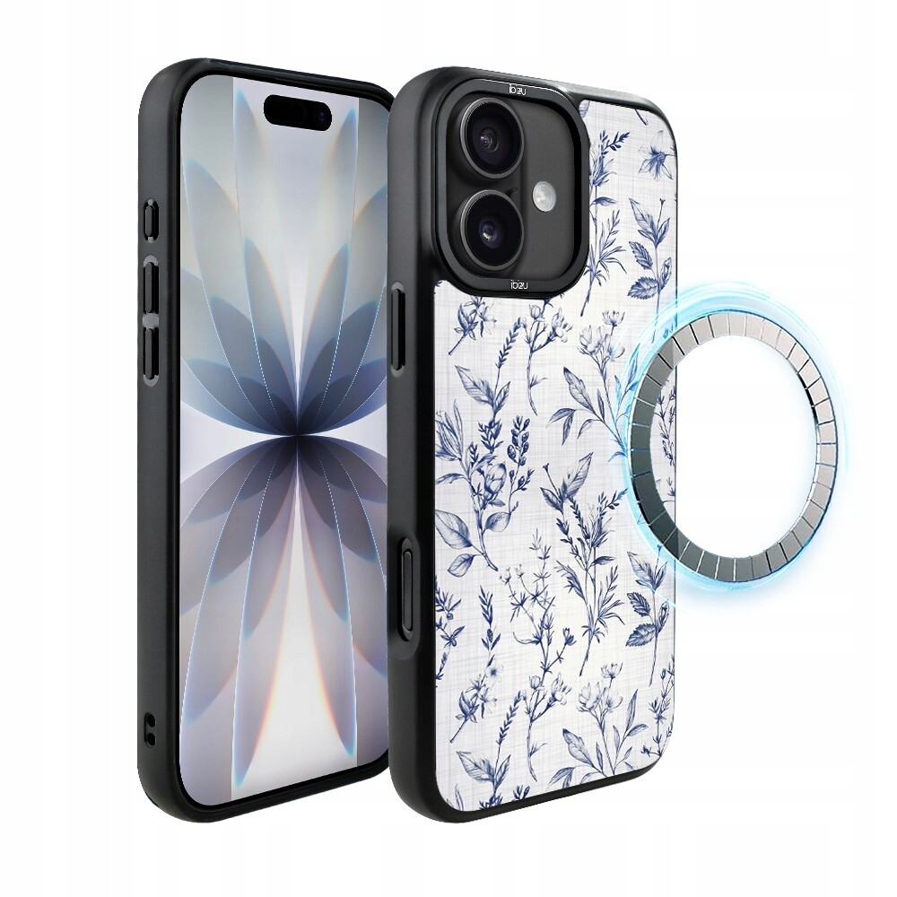 Pouzdro pro iPhone 17 Ibizu DropGuard Matt s MagSafe, Azurové šepoty