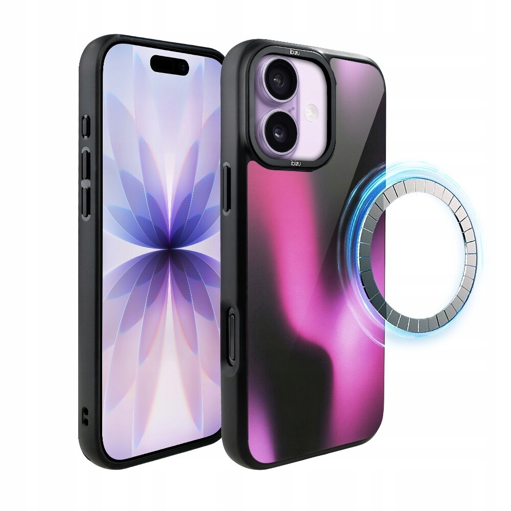 Matný Pouzdro Ibizu DropGuard pro iPhone 17 s MagSafe, purpurový Flow