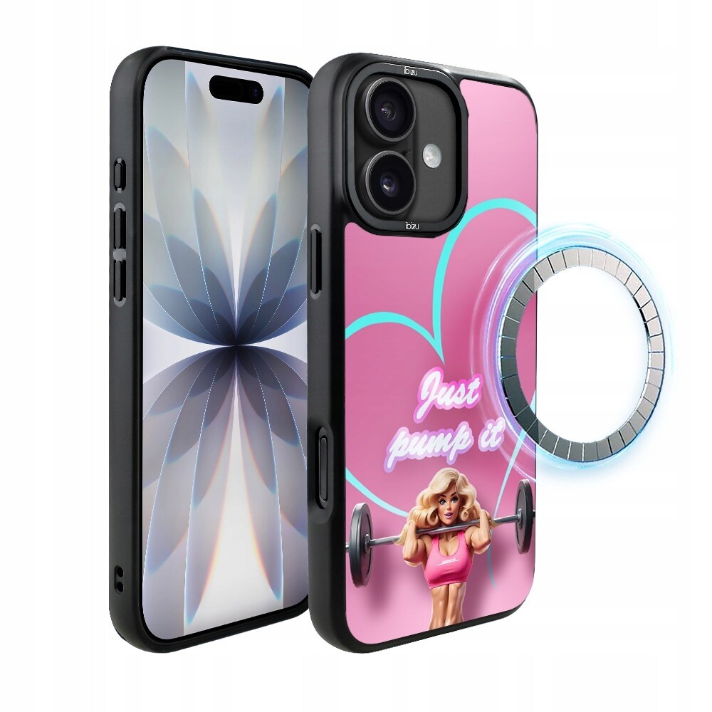 Matný Pouzdro Ibizu DropGuard pro iPhone 17 s MagSafe, #Move, Pump it love