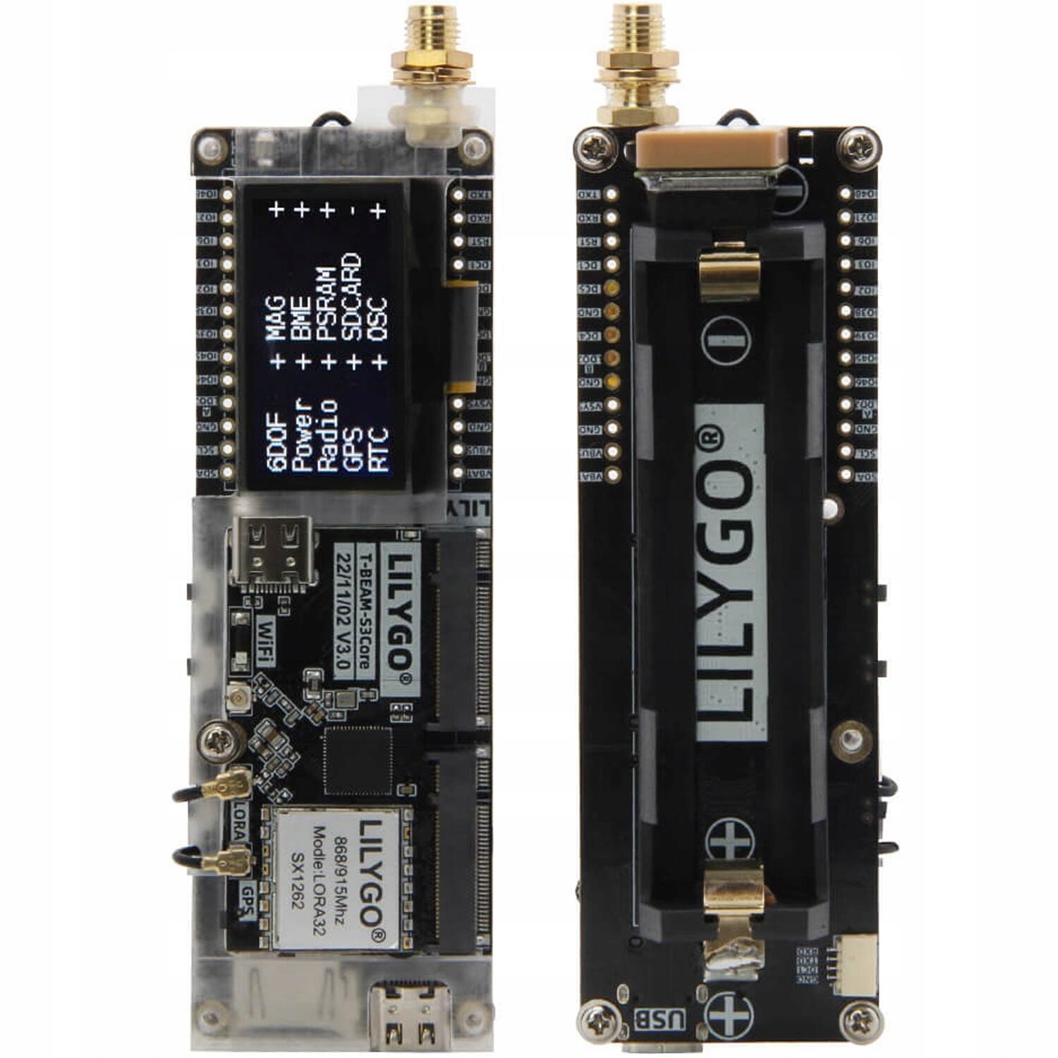 ESP32-S3 LilyGo T-Beam Supreme Meshtastic LoRa SX1262 868MHz Gps Ublox Oled