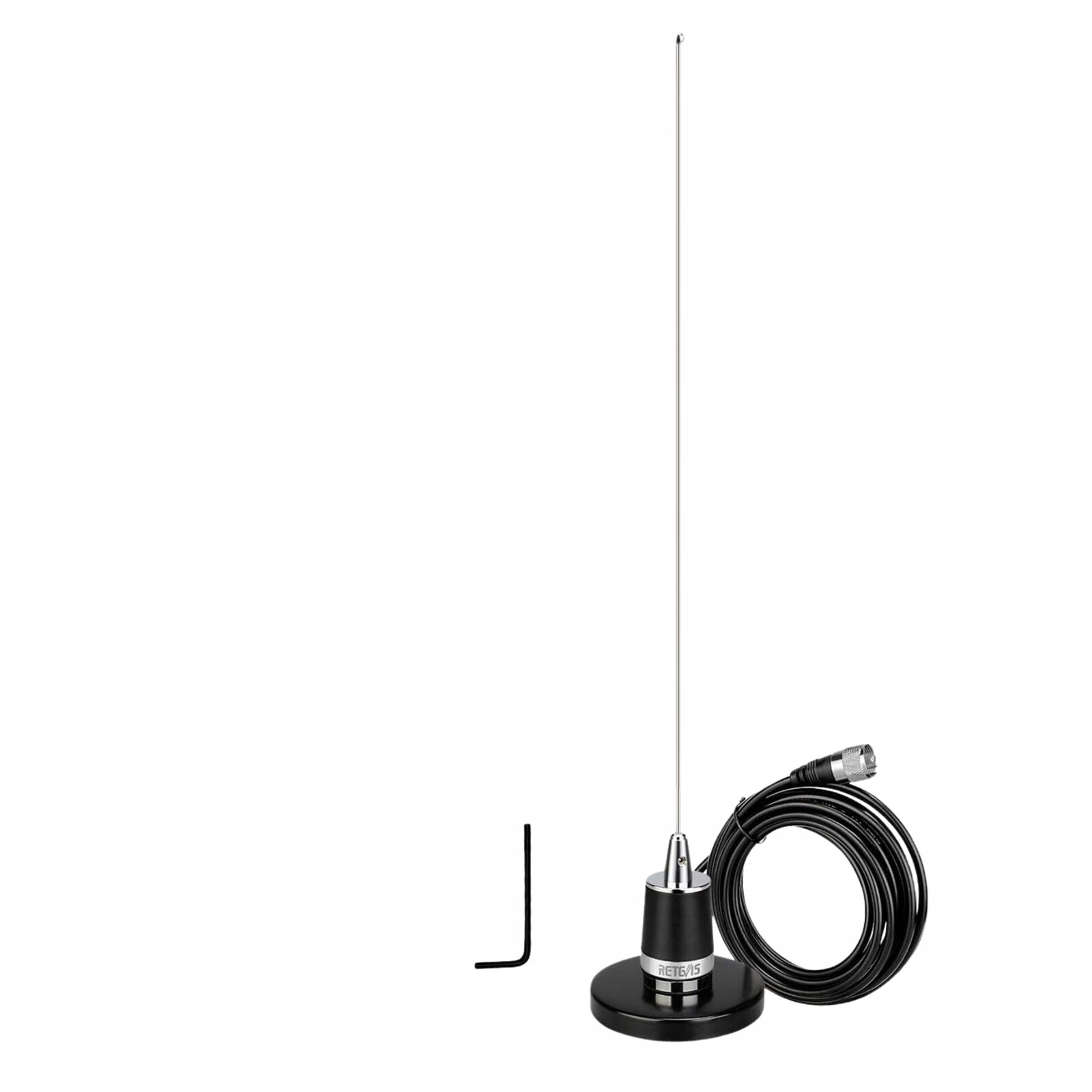 Anténa Retevis MR200 Automobilová Dvoupásmová 144/430 MHz Základna Magnet