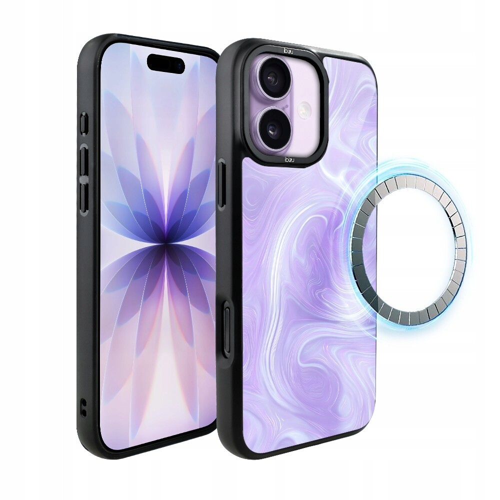 Matný Pouzdro Ibizu DropGuard pro iPhone 17 s MagSafe, levandulový vír