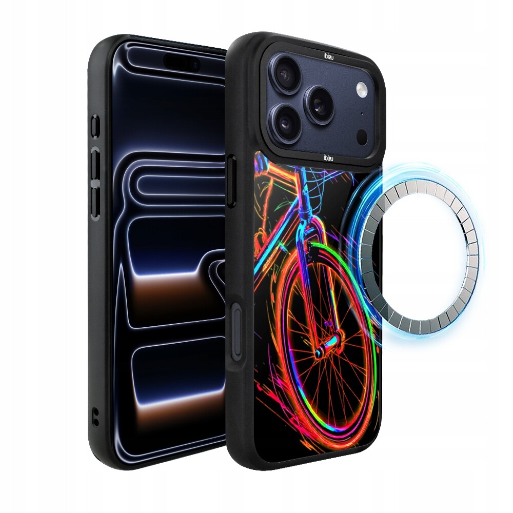 Pouzdro pro iPhone 17 Pro Max Ibizu DropGuard Matt s MagSafe, cyklistická vibrace