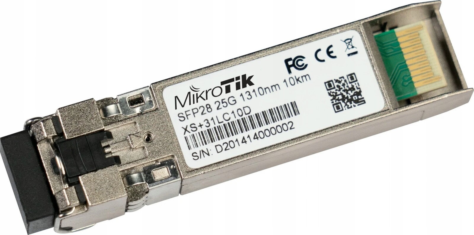 Mikrotik XS+31LC10D modul síťových relé Světlovod 25000 Mbit/s S