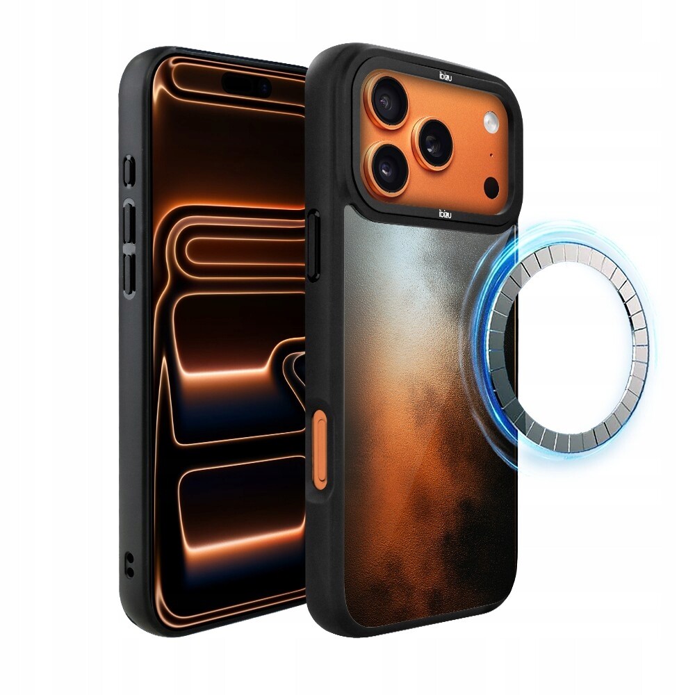 Matný Pouzdro Ibizu DropGuard pro iPhone 17 Pro s MagSafe, barva Ember