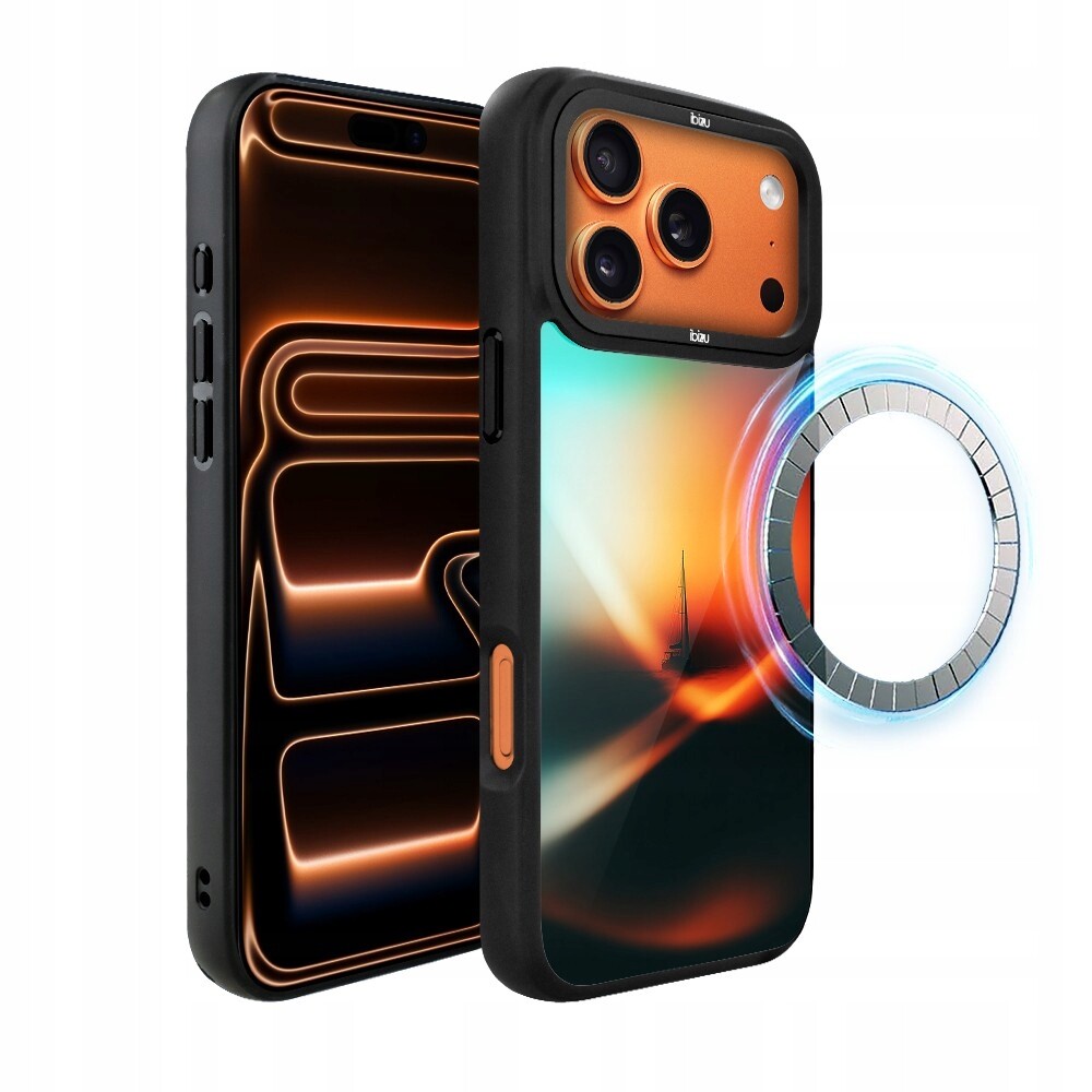 Pouzdro pro iPhone 17 Pro Max Ibizu DropGuard Matné s MagSafe, Golden Hour