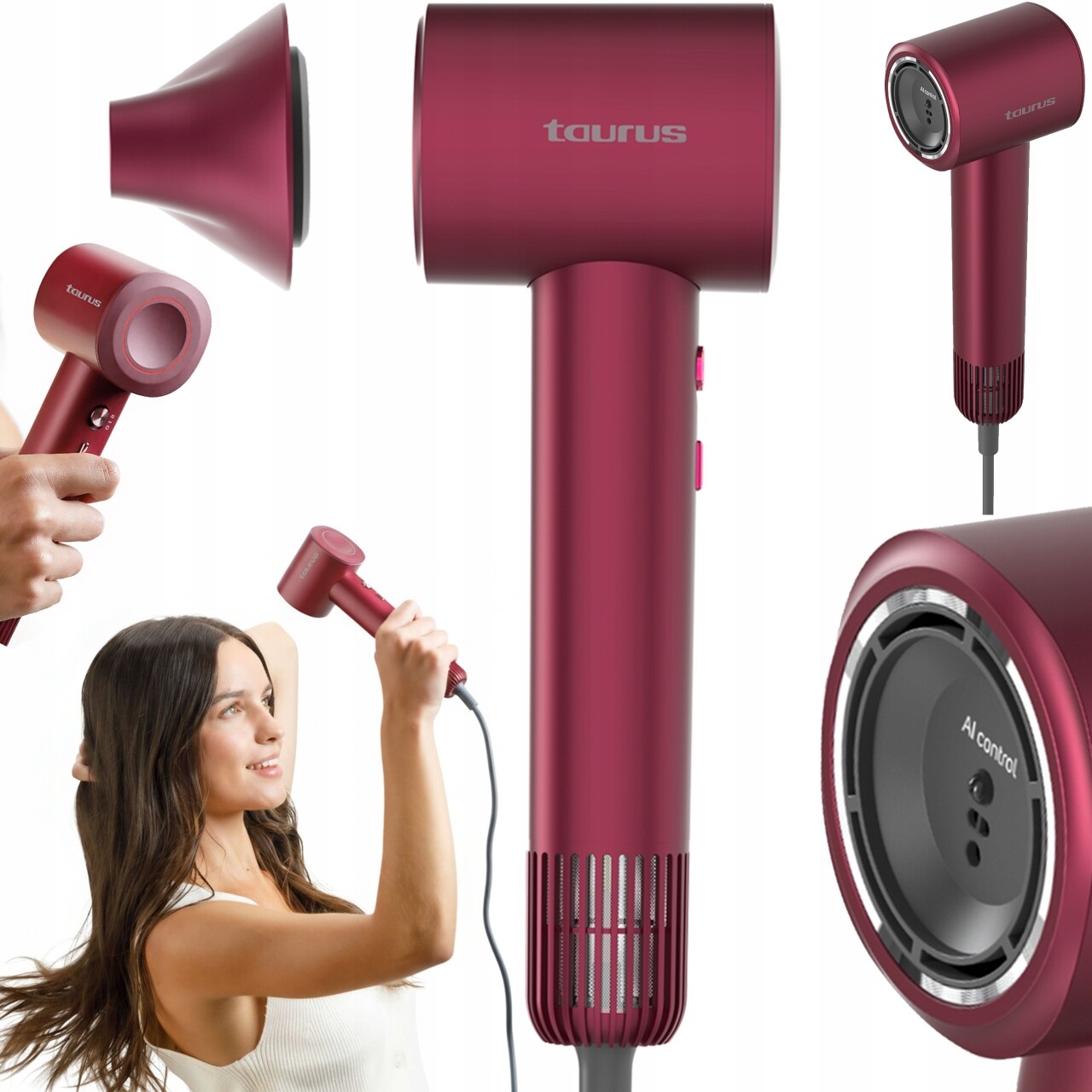 Fén Vlasů S Ionizací A Technologií Ai Taurus Digital Force 1100W