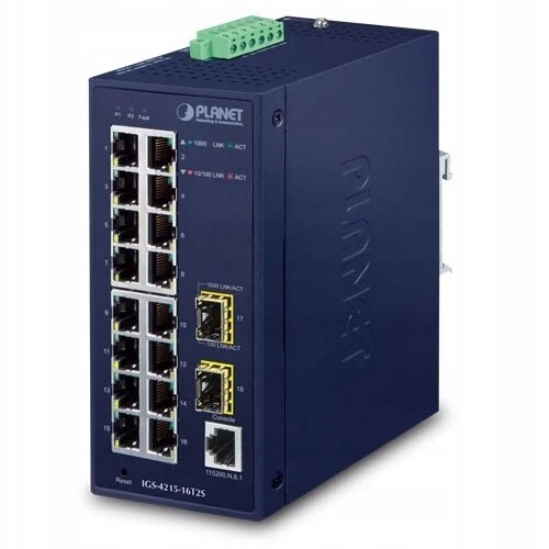 Planet IGS-4215-16T2S switch spravovatelný L2/L4 Gigabit Ethernet 10/100/1000
